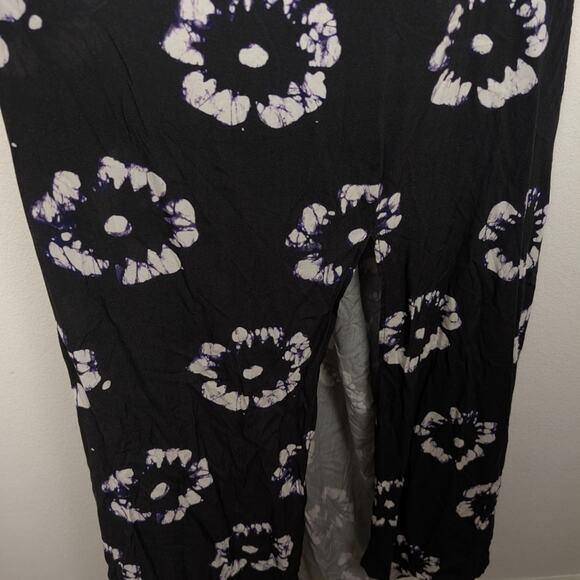 Busayo Collective Black & White Floral Halter Maxi Dress Size XL - Picture 5 of 9